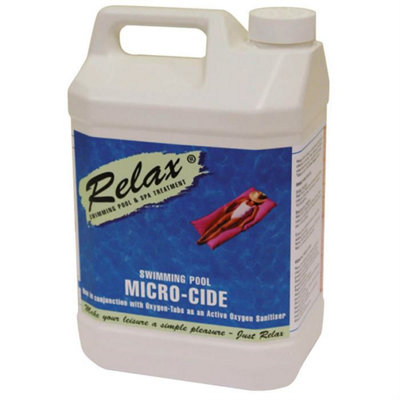 Deep Blue Plastica 5Lt Relax Microcide Fast DeliverySwimming Pool  Swimming Pool Equipment from B&Q