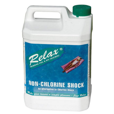 Deep Blue Plastica 5Kg Relax Nonchlorine Shock Granules from B&Q