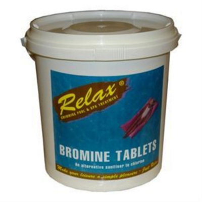 Deep Blue Plastica 5Kg Relax Bromine Tabs from B&Q