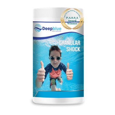 10Kg Deep Blue Pro Pool Granular Shock Chlorine from B&Q