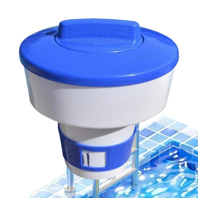 Plastica Deep Blue Pro Large Floating Chlorine Dispenser (Suitable For 200G Tablets) from B&Q