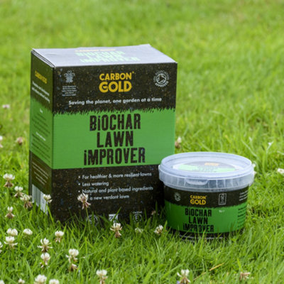 B&Q -  Biochar Lawn Improver 1 Litre Tub