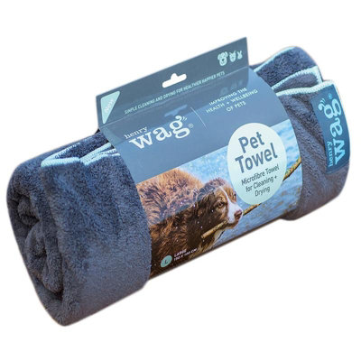Henry Wag Microfibre Cleaning Towel For Dogs Cloth- Large  Size from B&Q