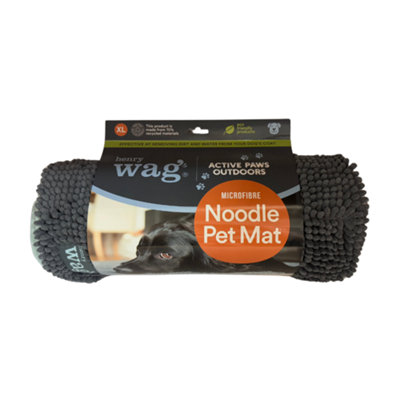 Henry Wag Microfibre Noodle Pet Mat Size X-Large from B&Q