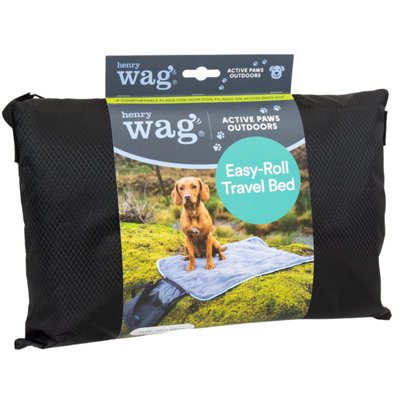Henry Wag Easy-Roll Travel Pet Bed - Grey - Polyester - 30x65x90cm - Image 4