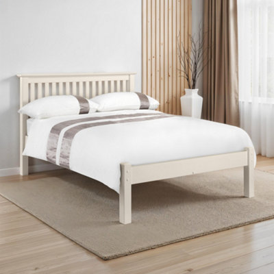 Julian Bowen Barcelona Double White Low Foot End Bed Frame - Image 6