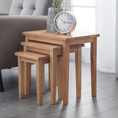 Julian Bowen Cleo Nest Tables Traditional Style High Versatility Three Tables - Image 7