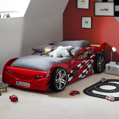 Julian Bowen Scorpion Single Red Racer Bed Frame - Image 4