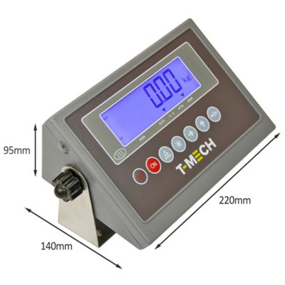 MonsterShop 80Cm Industrial Pallet Floor Weighing Scales from B&Q
