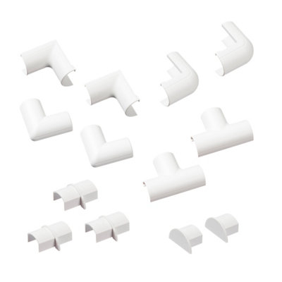 D-Line White Micro 13 Piece Accessory Pack(W)20mm from B&Q