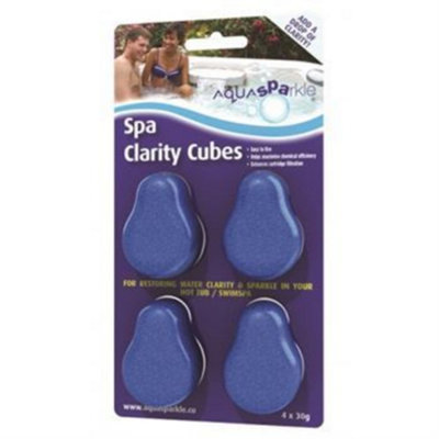 Aquasparkle  Spa Clarity Cubes 20 X 4 X 30G Water Clarity Clarifier Hot Tub from B&Q
