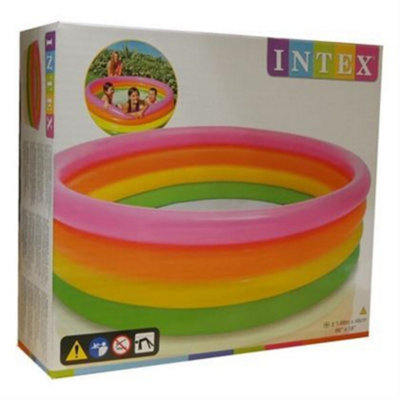 Intex Sunset Glow Pool Swimming Pool  Swimming Pool Equipment from B&Q