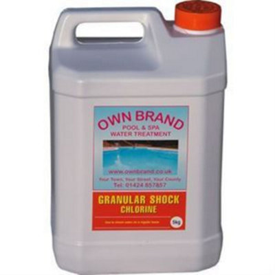 5Kg Plastica Granular Shock Chlorine Box Of 4 from B&Q