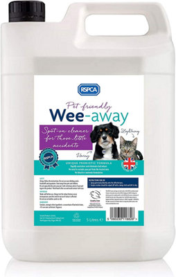 Rspca 5L Cat Pet Stain And Odour Remover Wee Away from B&Q