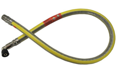 Tesla 1250mm X 1/2" Cooker Hose Micropoint Stainless Steel En14800Thum1250 from B&Q