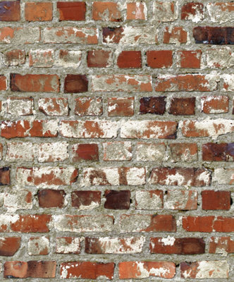 Muriva Loft Brick Red Wallpaper 102538 from B&Q