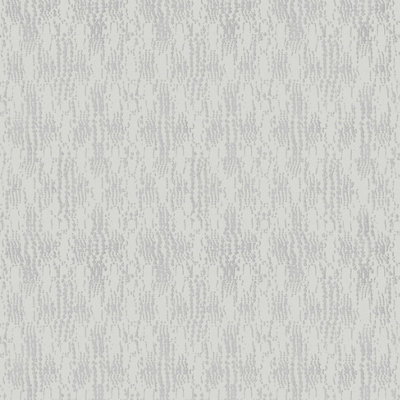 B&Q -  Silver Texture Metallic Effect Embossed Wallpaper
