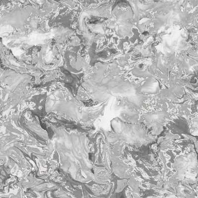Muriva Elixir Marble Silver Wallpaper 166501 - Feature Metallic Marble Effect - Image 13