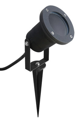B&Q -  Outdoor Ip65 Garden Spike Light Zlc01Bs