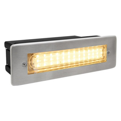 B&Q -  Led Brick Light Outdoor Wall Light Pathway Step Light Warm White Zlc21Blww