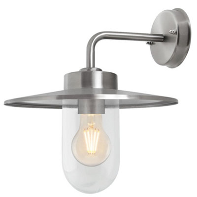 Long Life Lamps Company Outdoor Stainless Steel Wall Light Ip44 Down Light Heritage Style Zlc025 from B&Q