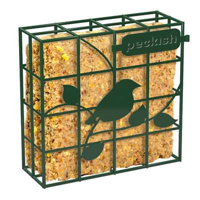 Peckish Suet Bird Feeder Green
