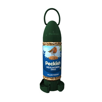 B&Q -  Mealworm Plastic Feeder Bird Mixes Bird Feeder