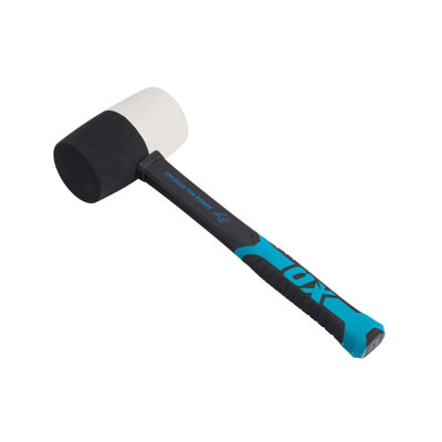 B&Q -  24Oz Black Rubber Mallet