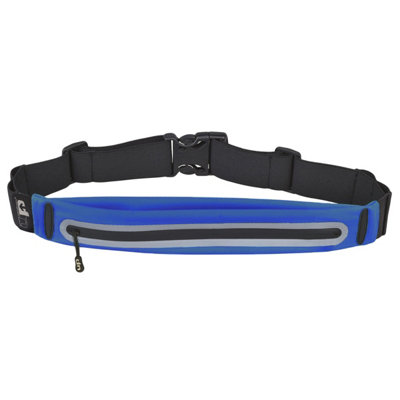 Ultimate Performance Ease Runners Expandable Waist Bag Blue/reflective from B&Q