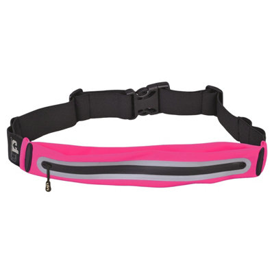 Ultimate Performance Ease Runners Expandable Waist Bag Pink/reflective from B&Q
