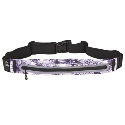 Ultimate Performance Ease Runners Expandable Waist Bag Floral/reflective from B&Q