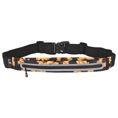Ultimate Performance Ease Runners Expandable Waist Bag Sunflower/reflective from B&Q