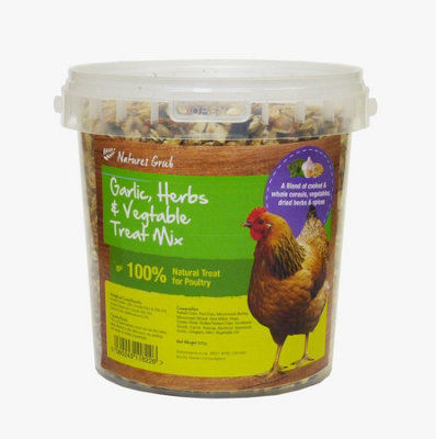 Natures Grub Garlic Herbs And Vegetable Treat Mix 600G (Pack Of 6) from B&Q