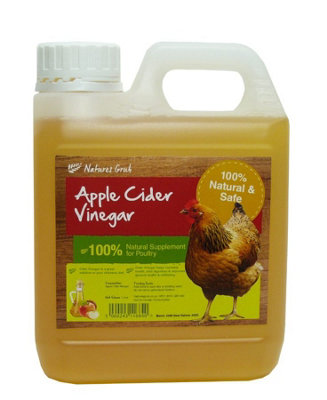 Natures Grub Cider Vinegar 1Ltr (Pack Of 6) from B&Q
