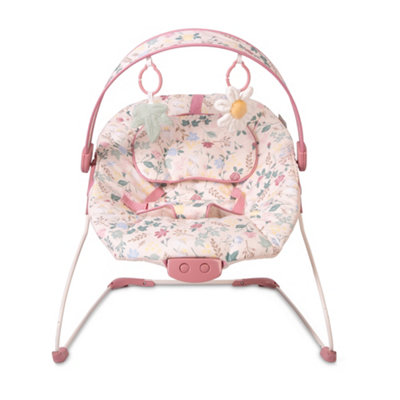 Red Kite Cozy Bounce Rose & Ivy Baby Bouncer Chair With Musical Lullabies & Vibration 0M+ from B&Q