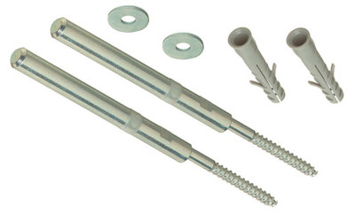 120mm Floating Shelf BracketHidden Fixing Mount For Shelves Brackets Concealed Pack Of 2 from B&Q