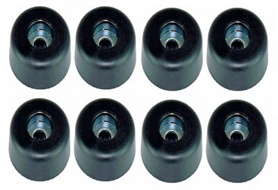 8 X Rubber Feet For Speaker Cabinets Flight Cases Amplifier With Washer Sc1019 from B&Q
