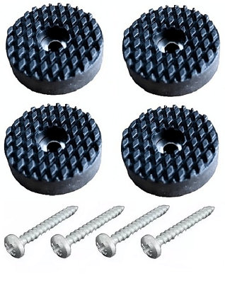 SCARFELL 4 X Rubber Feet 30mm X 10mm Furniture Speaker Cabinets Flight Cases Amplifier Sc1021 from B&Q