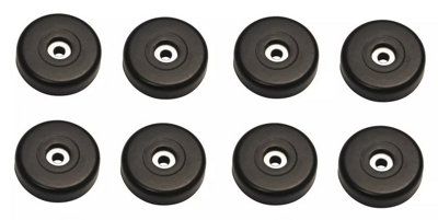 8 X Rubber Feet Large Low Profile 38mm X 10mm FurnitureAmpFlight Case Audio from B&Q