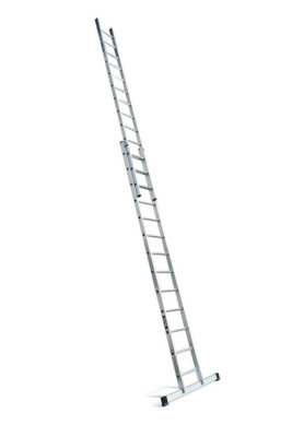 Lytepro+ En131-2 Professional Industrial 2 Section Extension Ladder 2X12 Rung from B&Q