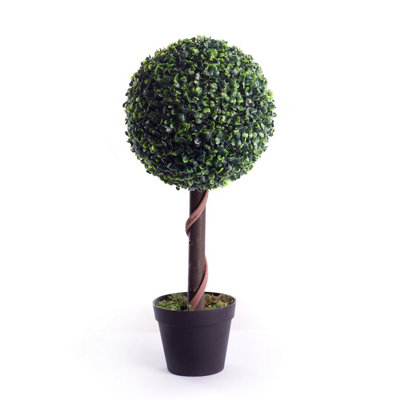 Best Artificial 2Ft60Cm Boxwood Ball Topiary Tree