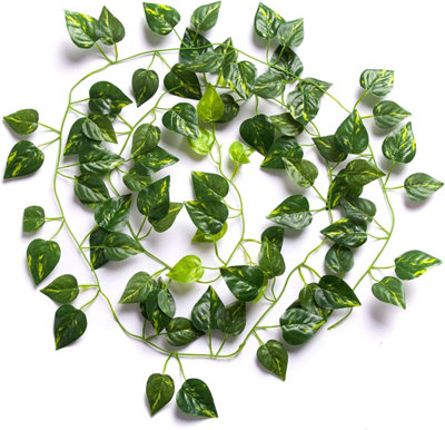 Best Artificial 7Ft210Cm Teardrop Ivy Garland String Strand Twine DecorationIl12 from B&Q