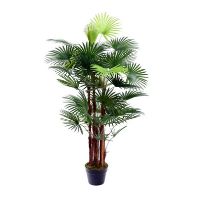 Best Artificial 4Ft120Cm Spider Finger Palm Tree from B&Q