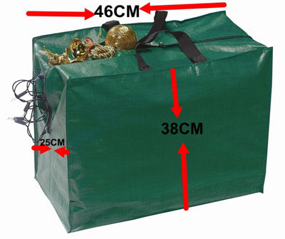 Best Artificial Green Christmas Halloween Decorations Storage Bag - 38cm - Image 3