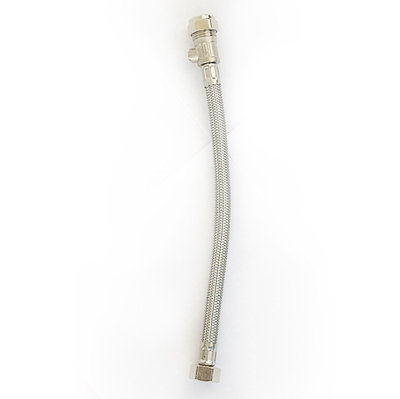 B&Q -  (Ssh2) Viva 1/2 Bsp Female X 15mm Isolator Compression 300mm Long Flexible Hose