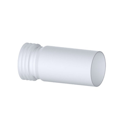 B&Q -  Viva Extension Toilet Wc Pan ConnectorCut To Size 110mm