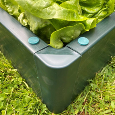 Gardenskill Square Raised Bed Garden Planter Kit For Fruit Vegetables Flowers Herbs 125Cmx15Cm H from B&Q