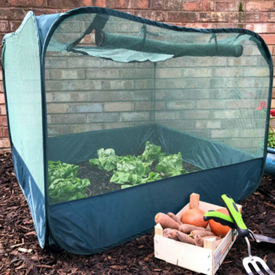 Gardenskill Pop Up Strawberry & Salad Fruit Cage Bird Netting Pest Protection Cover 1.25M X 0.75M H from B&Q