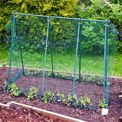 Gardenskill Easy Grow Pea Frame & Climbing Plant Support Trellis With Netting 1.2 X 1M H from B&Q