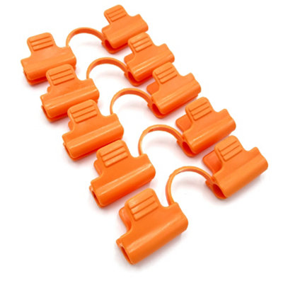 Gardenskill Garden Plant Stake Cane Hoop & Netting Connector Clips 11mm DiaPk 20 from B&Q